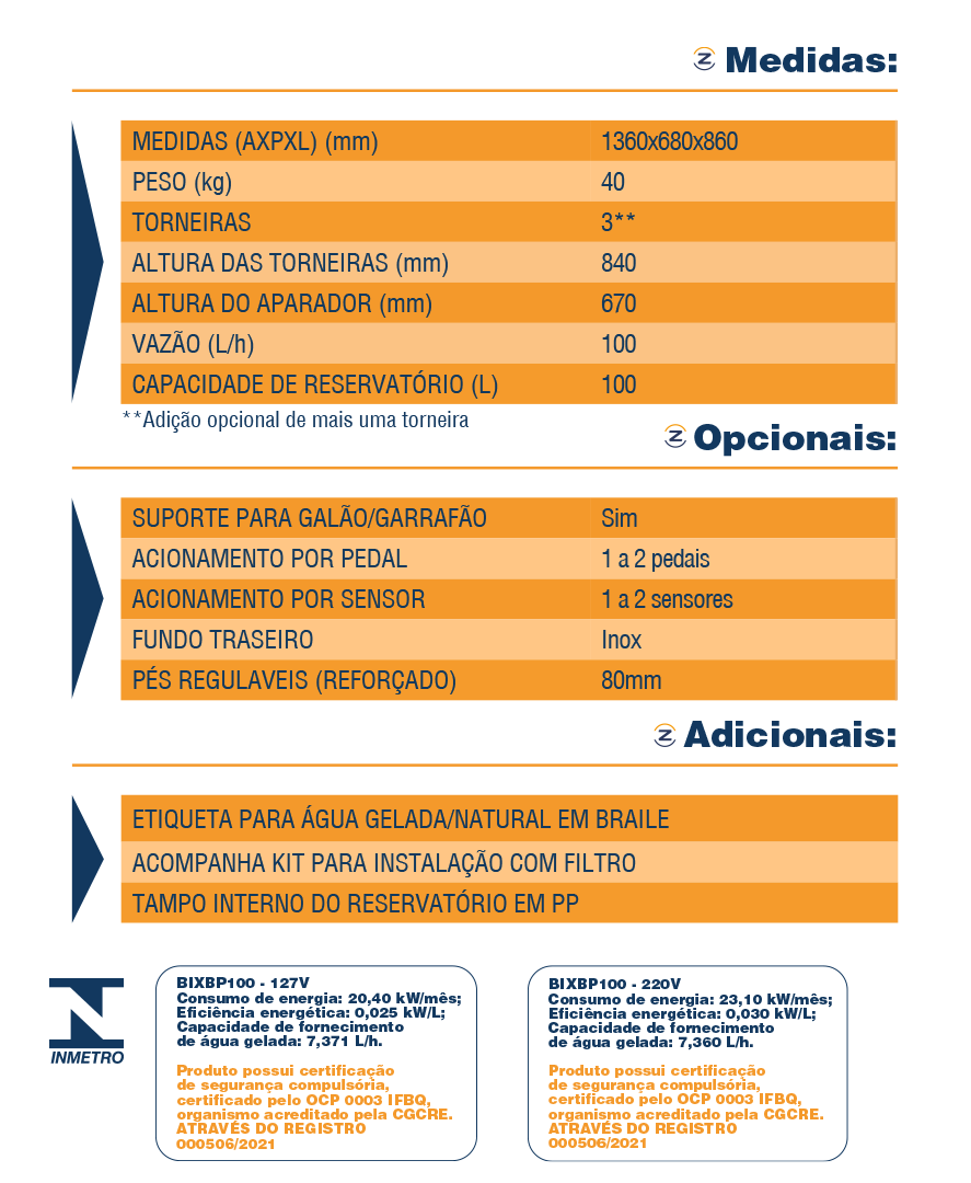 Bebedouro Industrial 100L