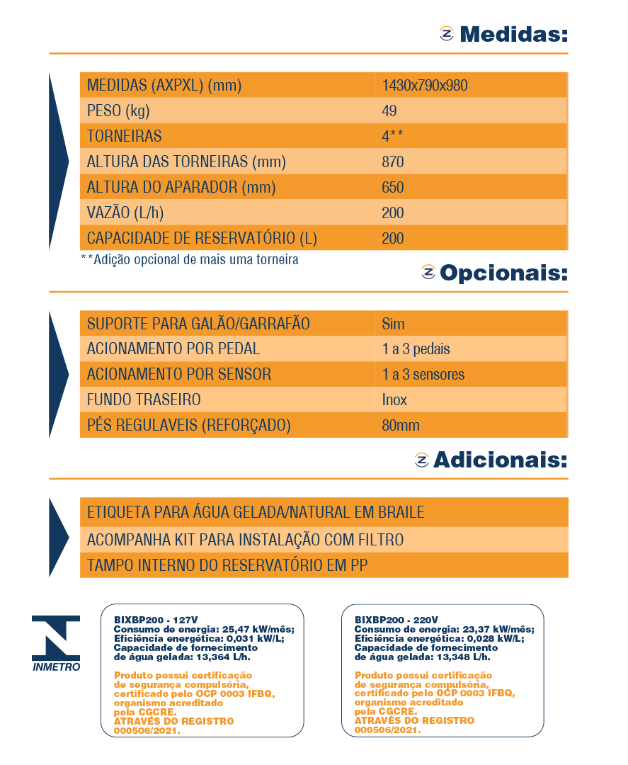 Bebedouro Industrial 200L