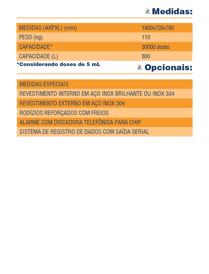 Refrigerador para medicamentos 800L