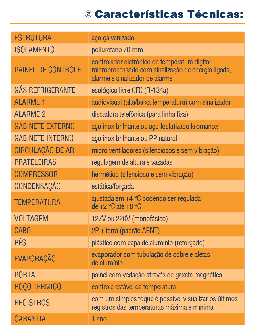 Refrigerador para medicamentos 80L