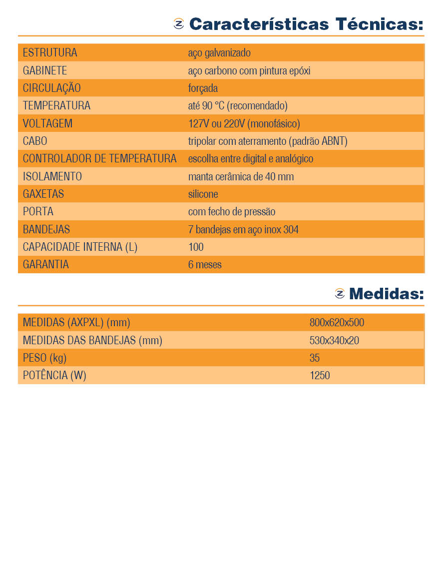 Desidratador de Alimentos 100L